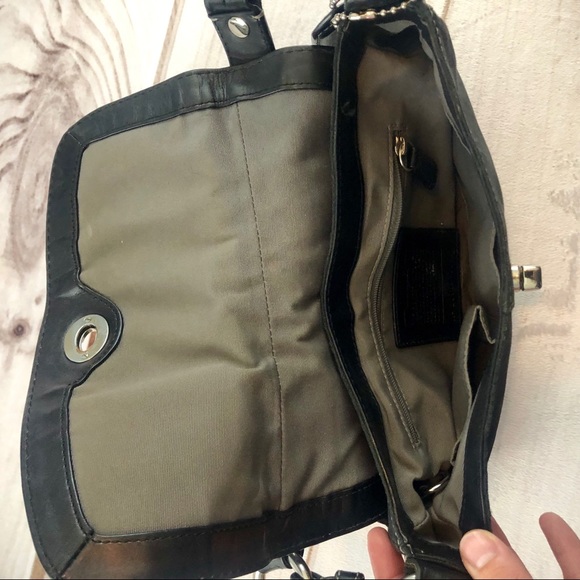 Coach Chelsea Signature Black Baguette (Item 259) - Picture 5 of 7